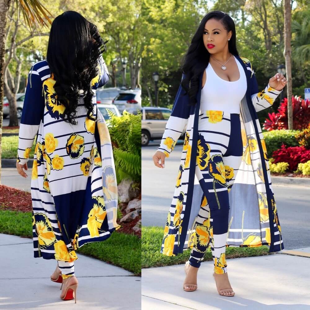 Dames Kimono Set met Broek - Yasmin