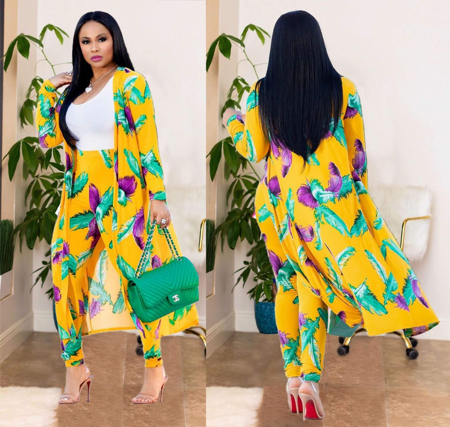 Dames Kimono Set met Broek - Yasmin
