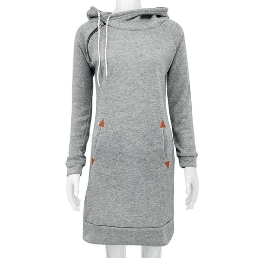 Hoody Sweatjurk met Zakken - Isabella