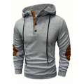 Outdoor Heren Hoodie met Comfort-Stretch & Knoopsluiting – Mads