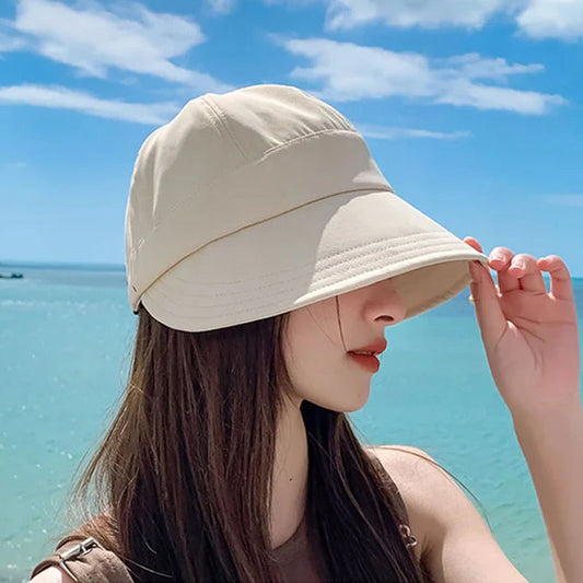 UV-beschermende zonnehoed voor dames, opvouwbaar en ademend – Alina (1+1 GRATIS)