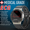 EKG Smartwatch met bloedzuurstof- en hartslagsensor – CardioTrack
