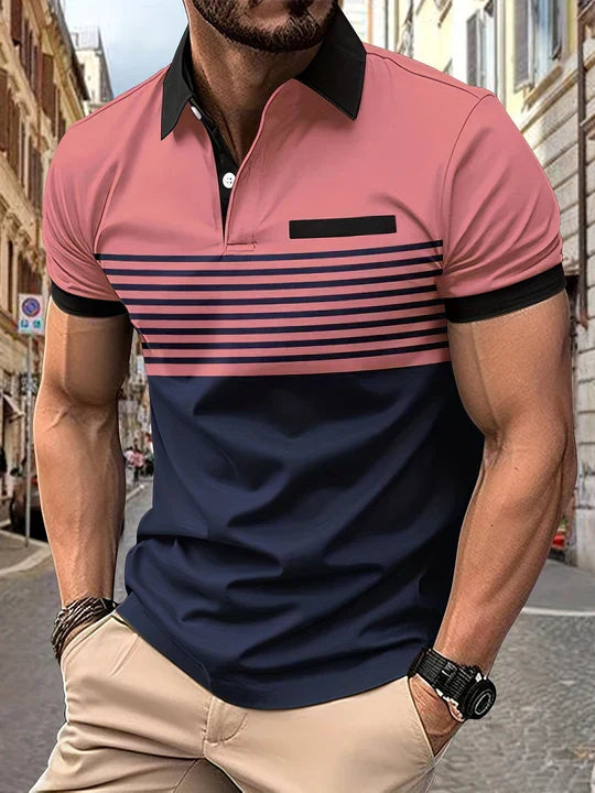 Gestreepte Heren Zomerpolo – Damian