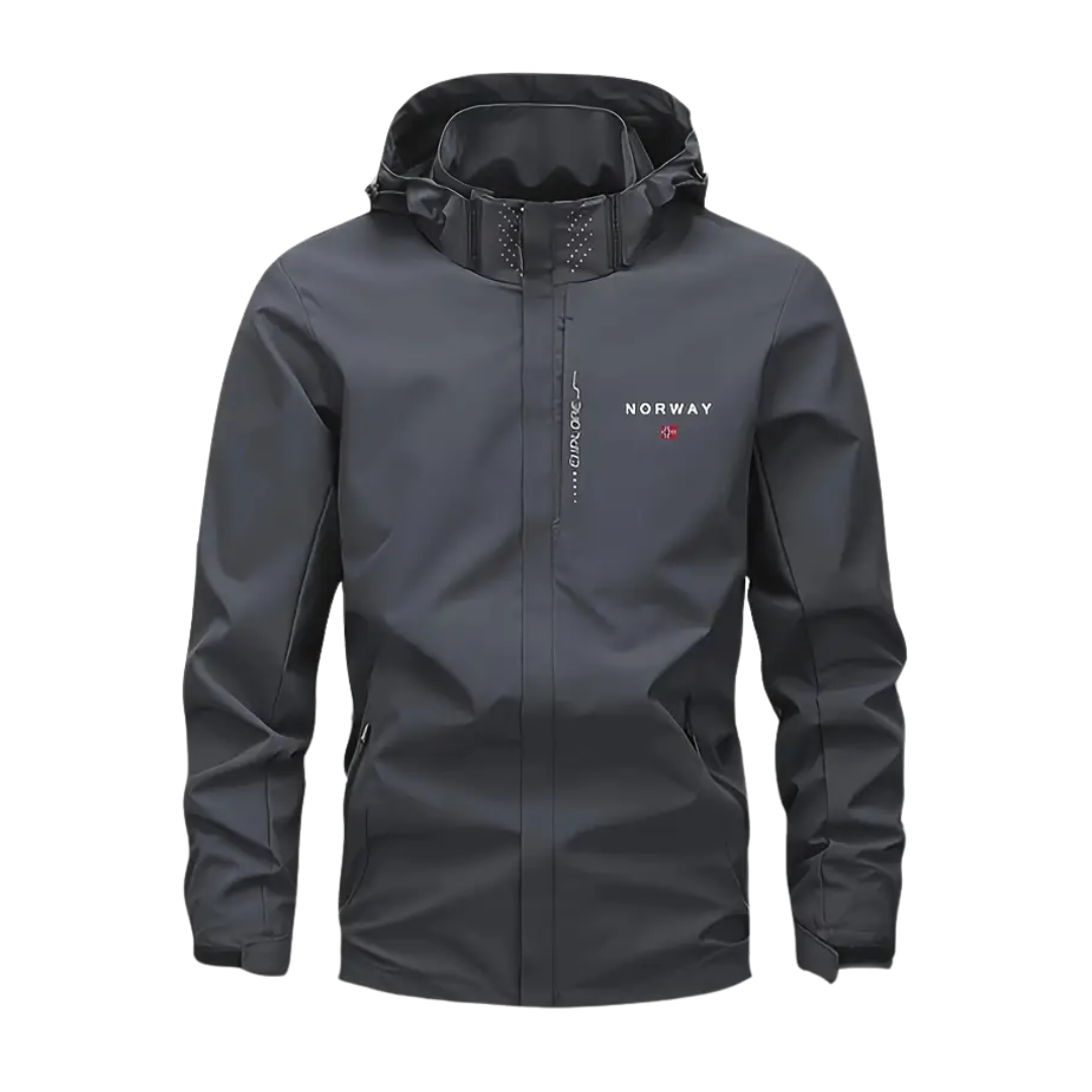 Heren Outdoorjack lichtgewicht & ademend met afneembare capuchon – Elian