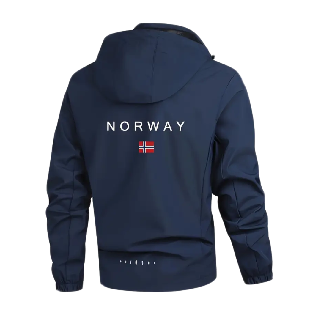 Heren Outdoorjack lichtgewicht & ademend met afneembare capuchon – Elian