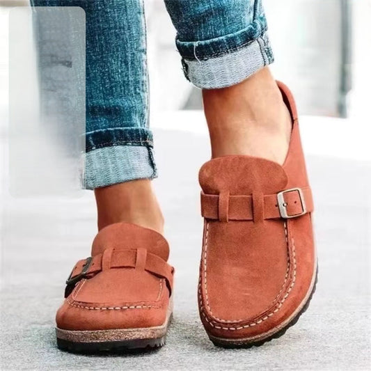 Suède Dames Loafers – Giulia