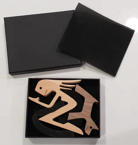 Handgesneden Hondenbeeldje - HeartBond