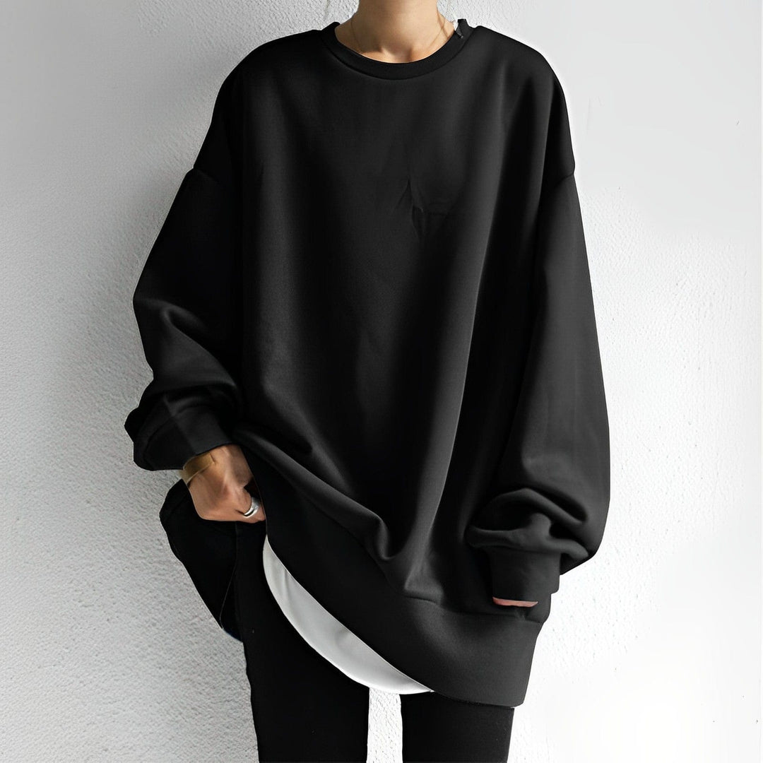 Oversized Dames Trui met Structuurdesign – Anneliesae