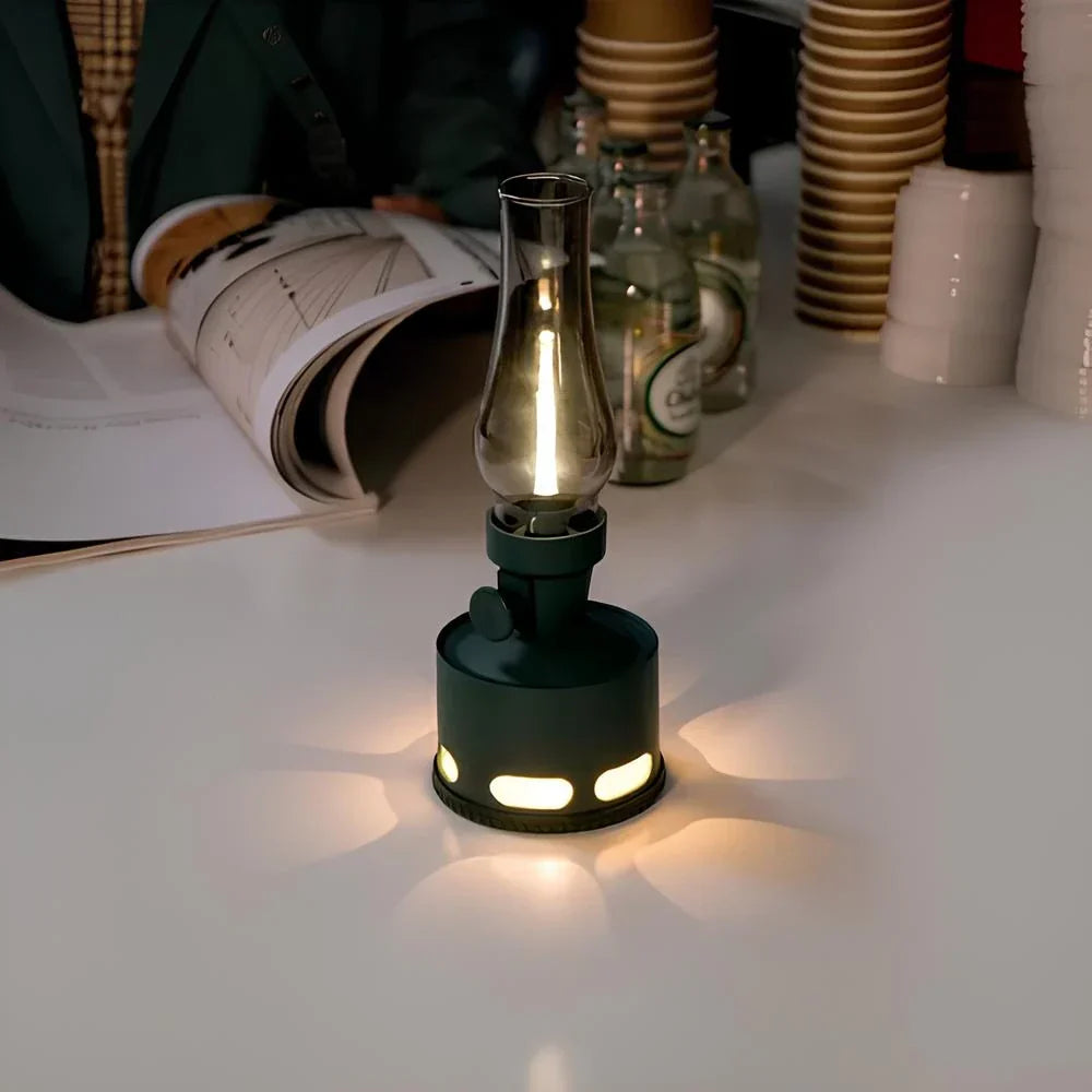 Oplaadbare Vintage LED Lantaarn - LumaLantern