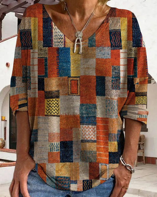 Losvallende Katoenen Dames Top – Amira