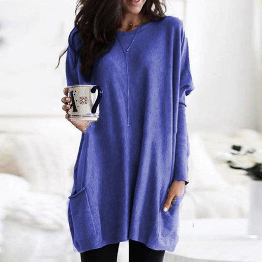Oversized Dames Trui met Zakken – Yara