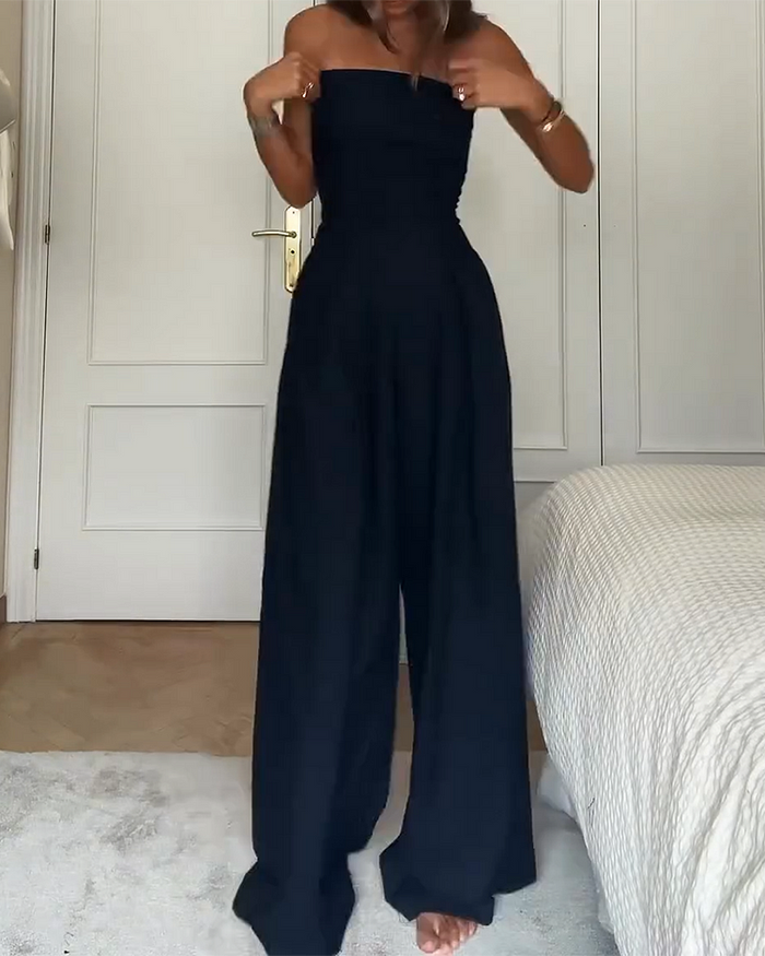 Schoudervrije & Stijlvolle Dames Jumpsuit voor elke gelegenheid – Elina
