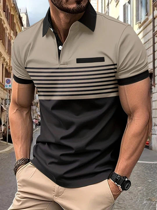 Gestreepte Heren Zomerpolo – Damian