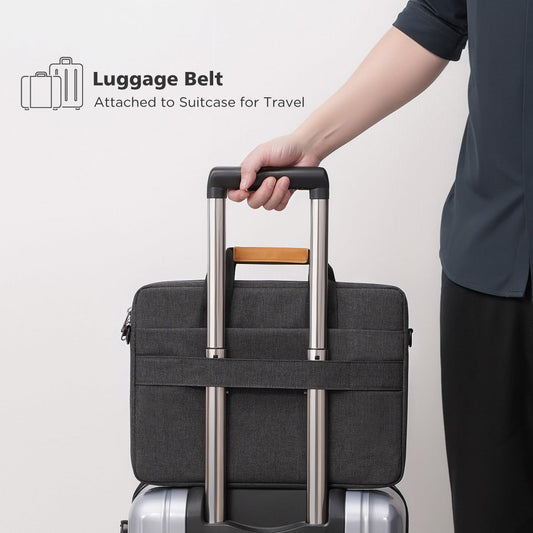 Waterdichte Schoudertas voor Laptops met 360° Beschermende Voering – 1 Kopen, 1 GRATIS