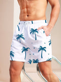 Stijlvolle heren zwemshorts met palmprint - PalmRush