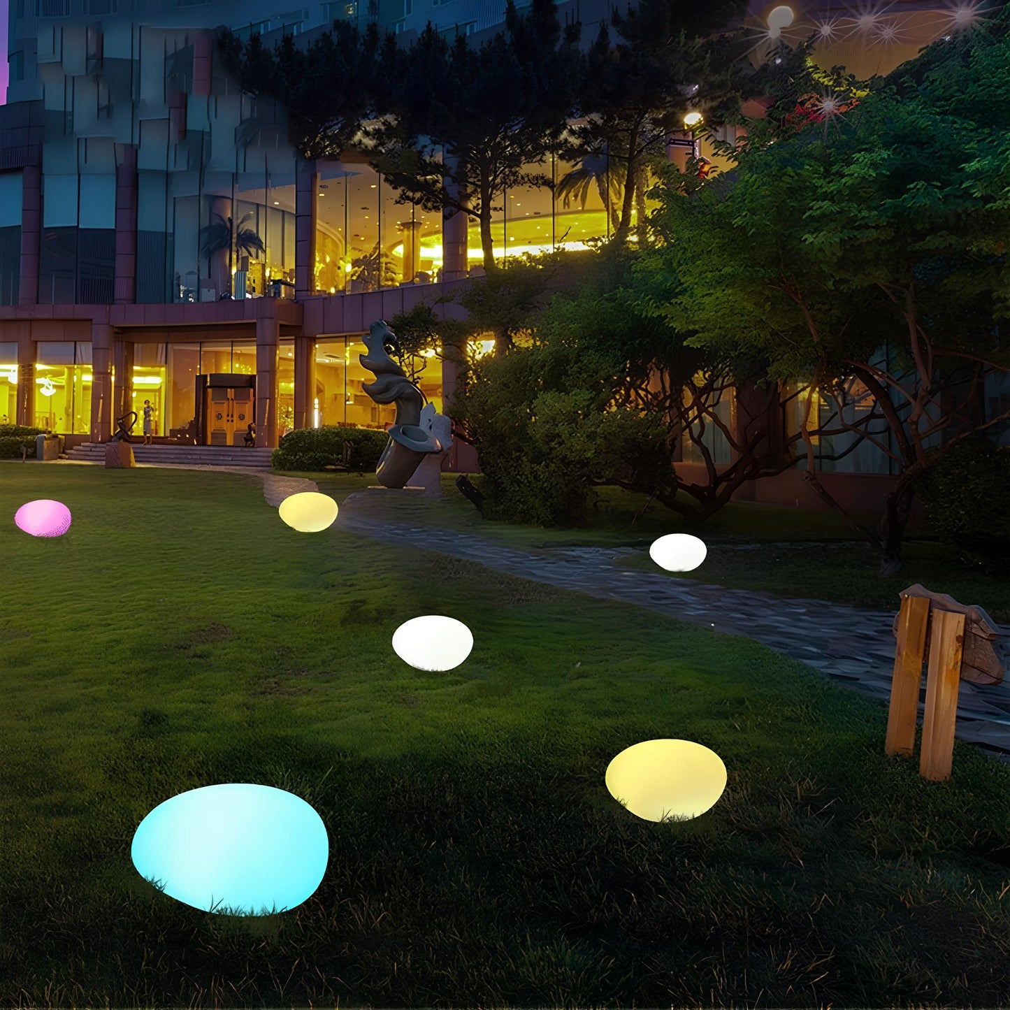 Sfeervolle Draadloze Tuinlamp - LumaStone
