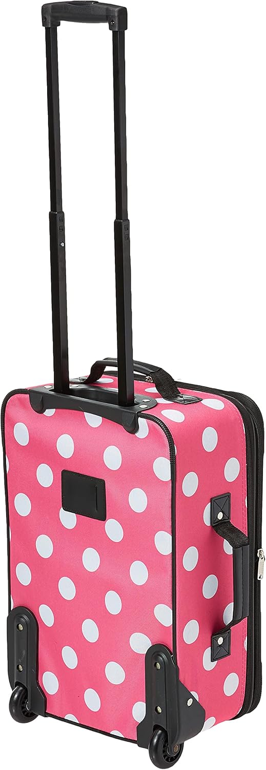 2-delige Zachte Koffer Set met Handbagage Tas & Soepele Wielen