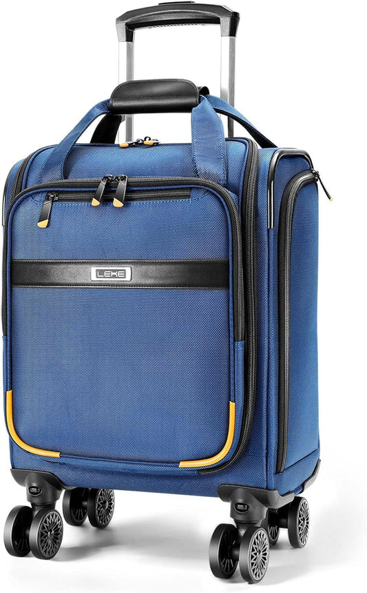 Luchthaven-Goedgekeurde Handbagage Trolley met Spinnerwielen & Laptopvak