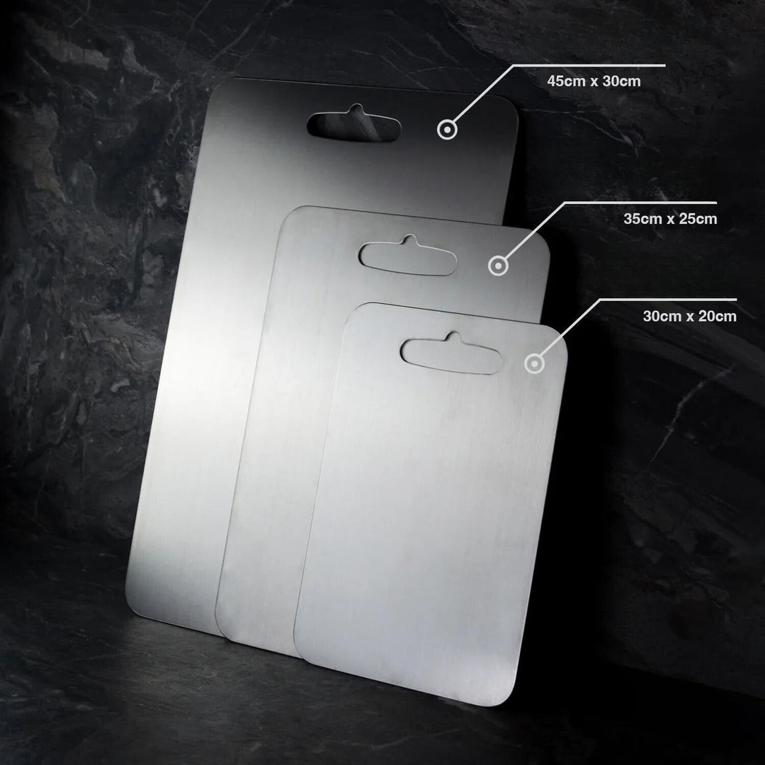 Titanium Snijplank Zonder BPA of Microplastics - PureSteel