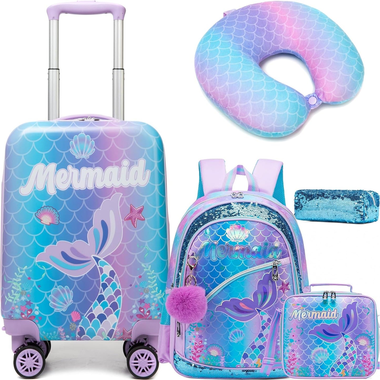 Kinder Bagage Set 5-delig met Hard Shell en Spinnerwielen – Game Day