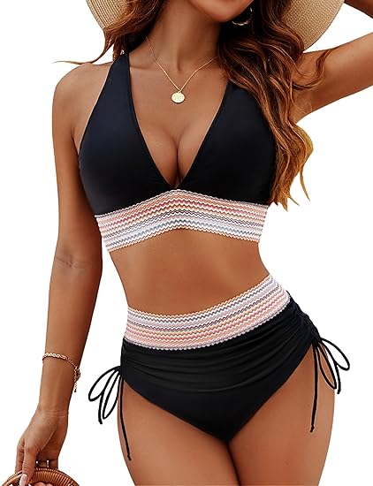 Corrigerende Bikini Set met High-Waist Slip & Push Up Top – Selina | 1 kopen, 1 gratis