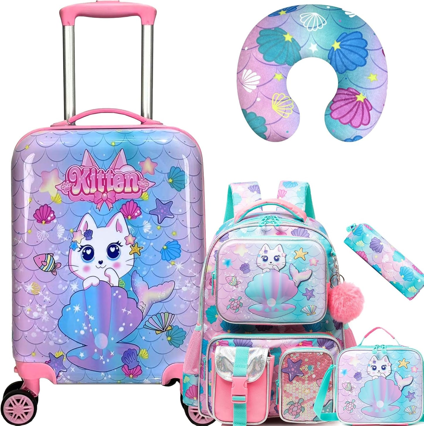 Kinder Bagage Set 5-delig met Hard Shell en Spinnerwielen – Game Day