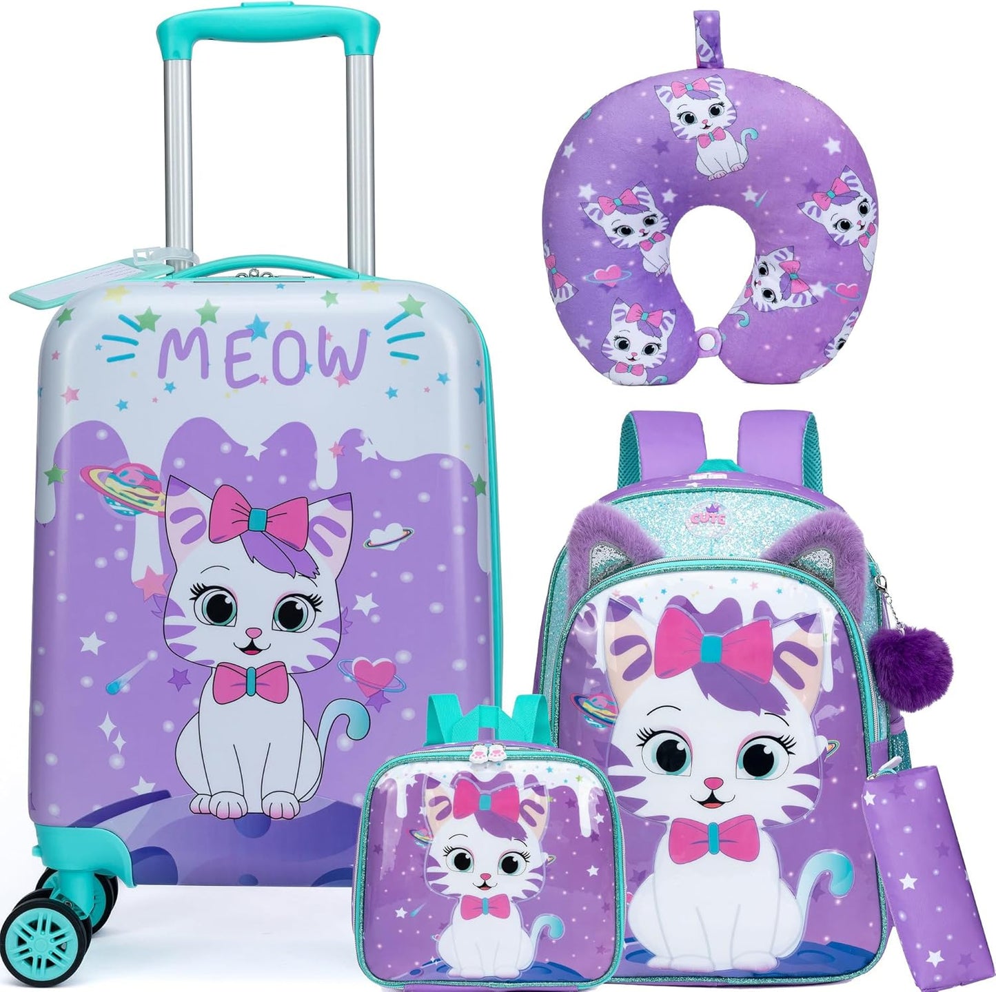 Kinder Bagage Set 5-delig met Hard Shell en Spinnerwielen – Game Day