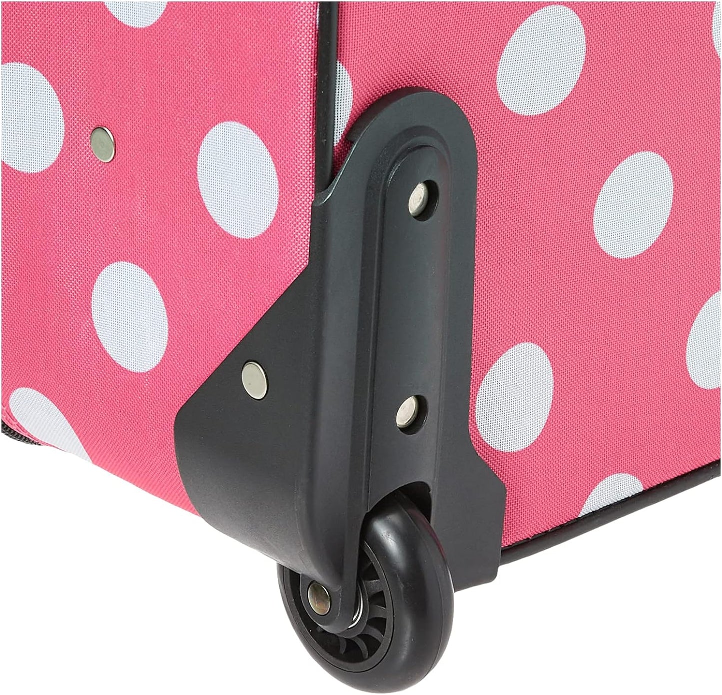 2-delige Zachte Koffer Set met Handbagage Tas & Soepele Wielen