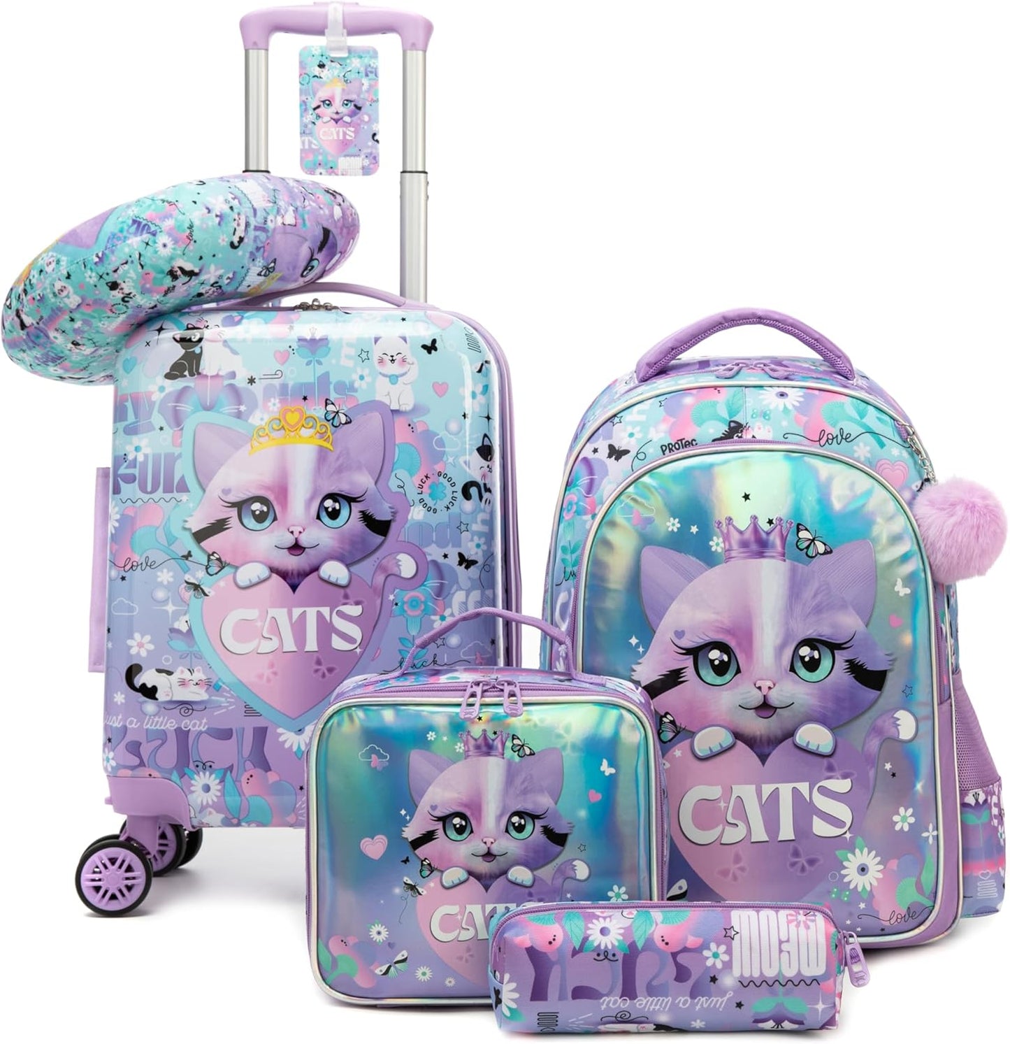 Kinder Bagage Set 5-delig met Hard Shell en Spinnerwielen – Game Day