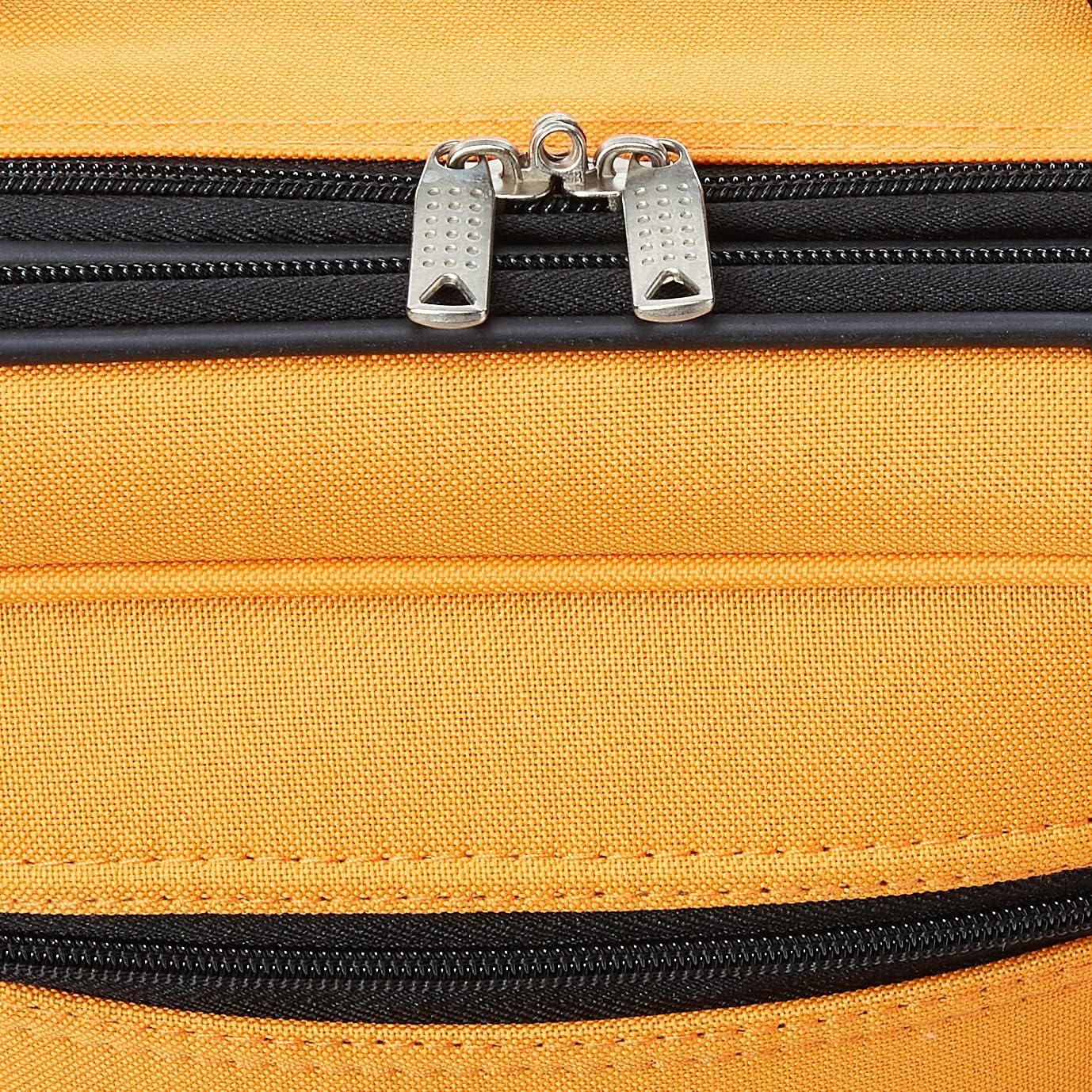 2-delige Zachte Koffer Set met Handbagage Tas & Soepele Wielen