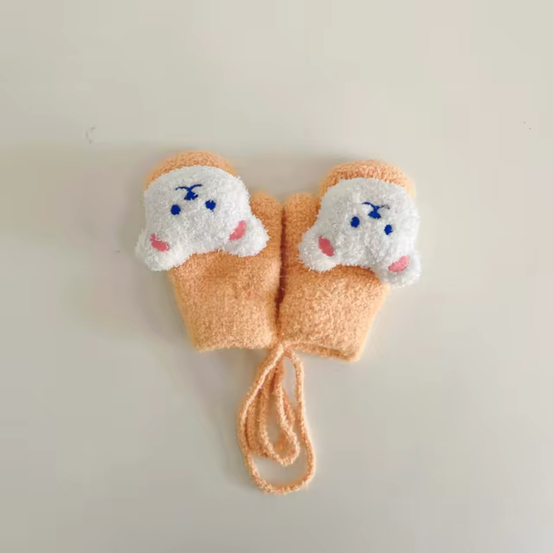 Kinder Wantjes met Berengezicht – TinyBear Mittens