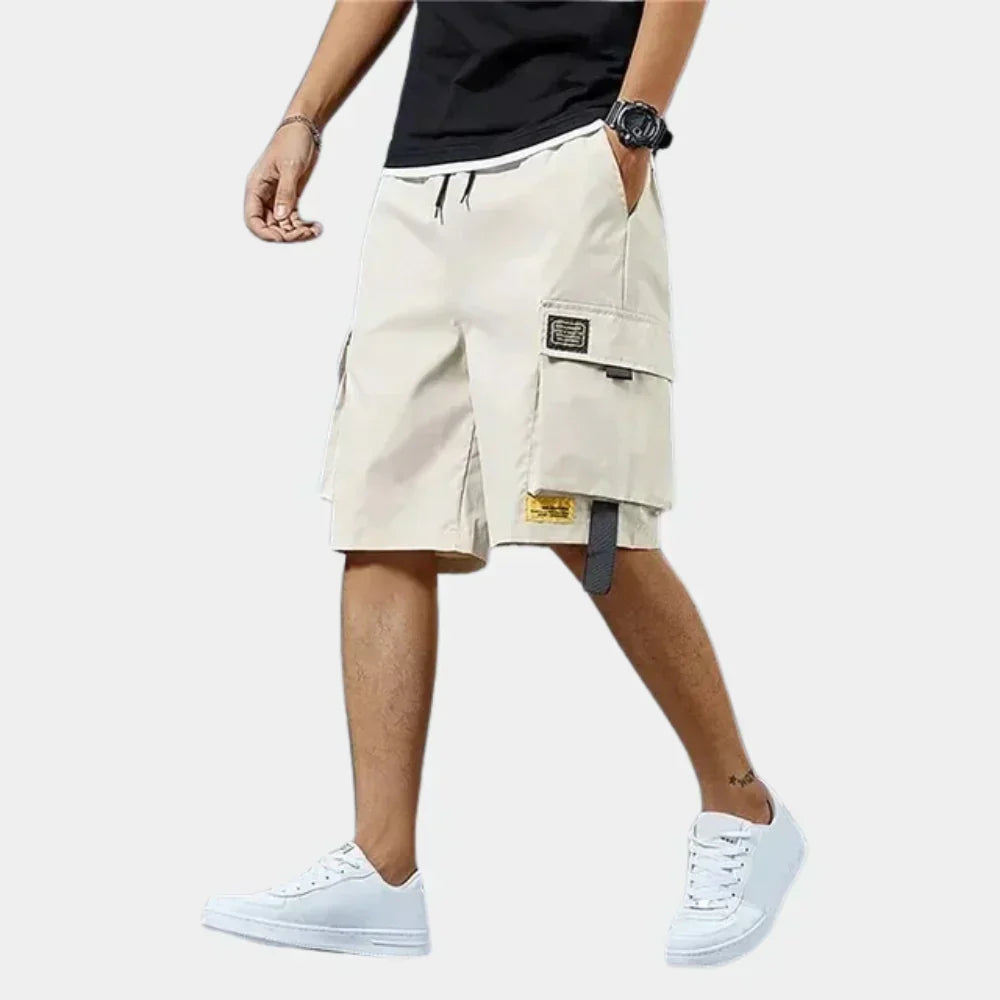 Heren Katoenen Cargoshorts - Finn