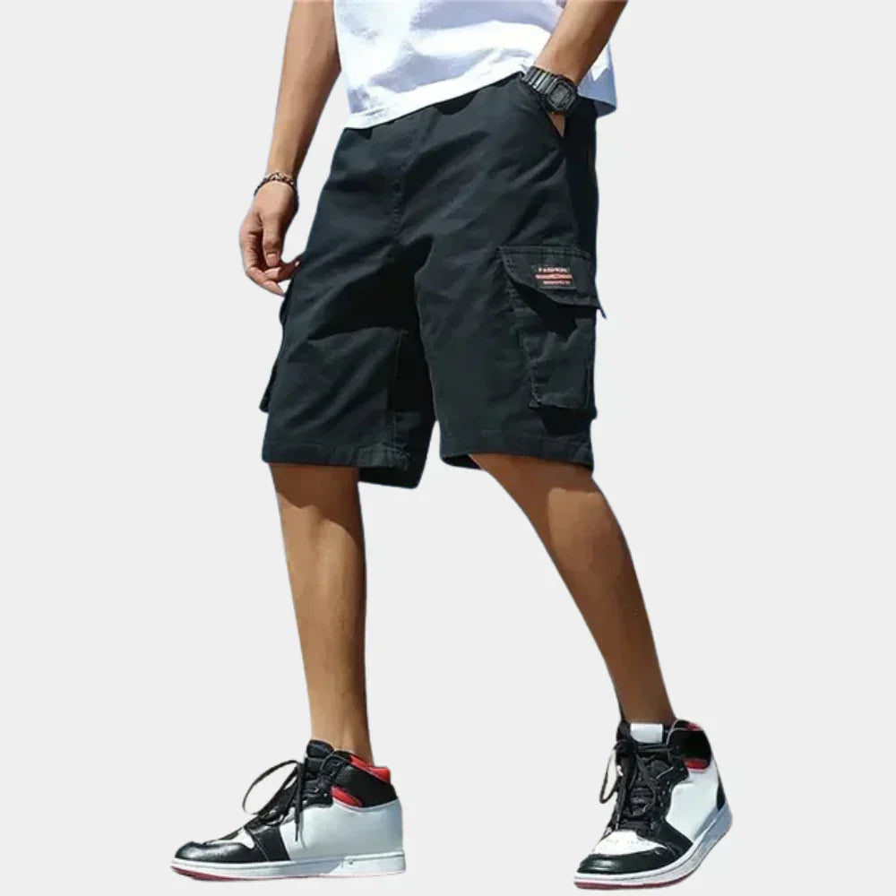 Heren Katoenen Cargoshorts - Finn