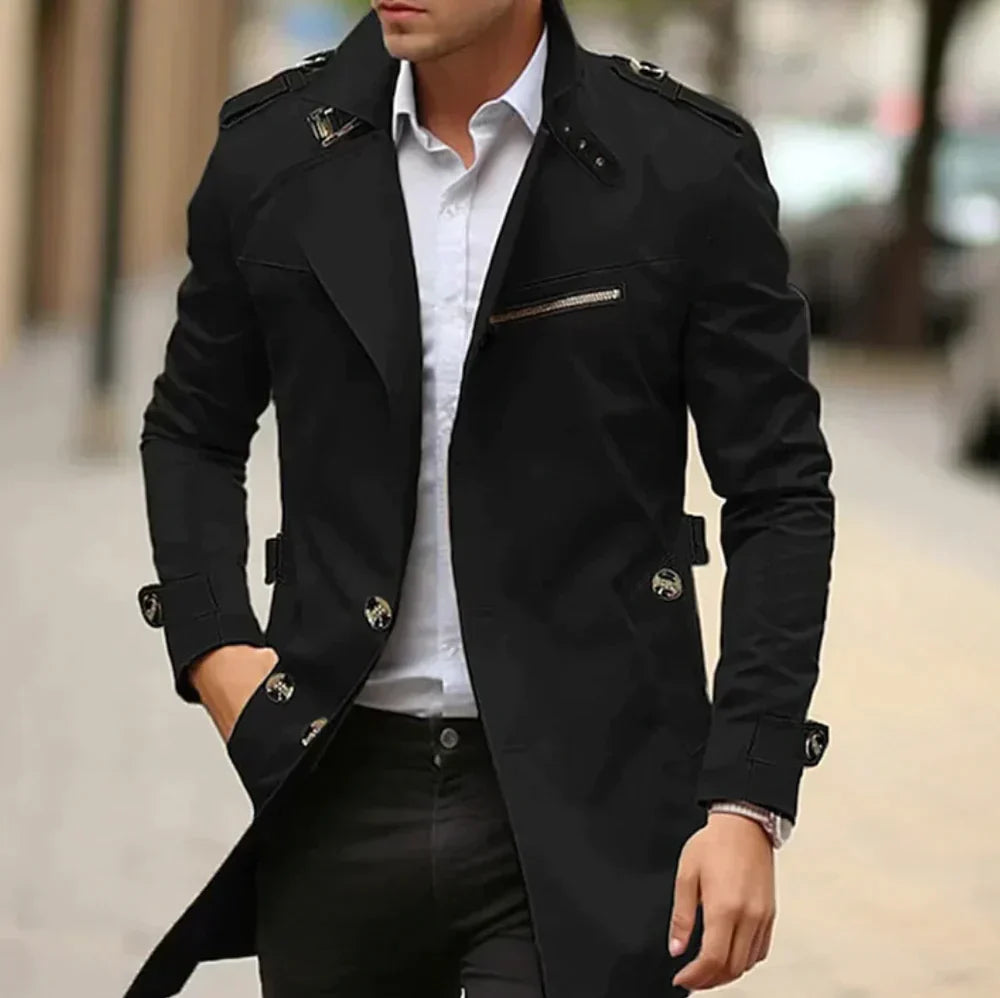 Klassieke Heren Trenchcoat – Fabrizio