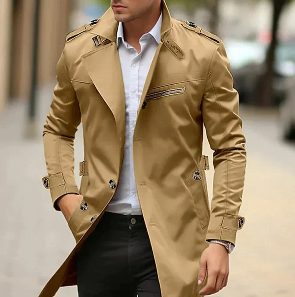 Klassieke Heren Trenchcoat – Fabrizio