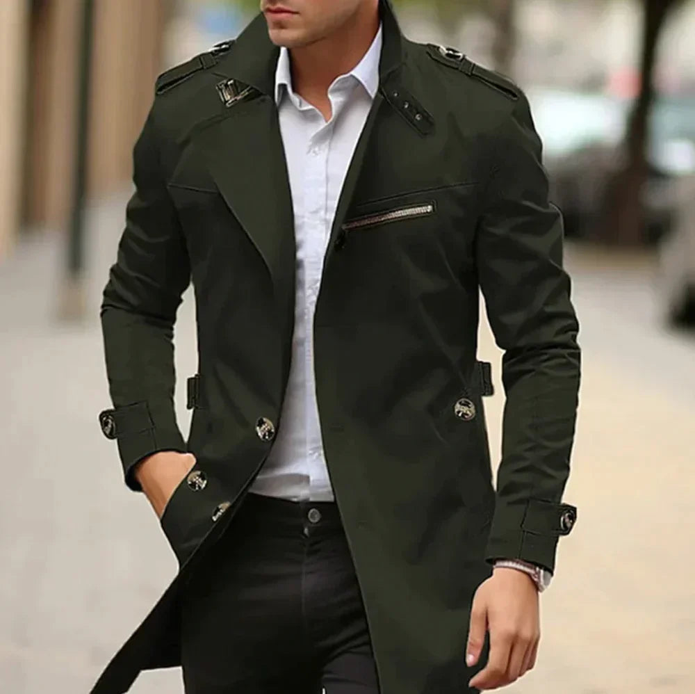 Klassieke Heren Trenchcoat – Fabrizio