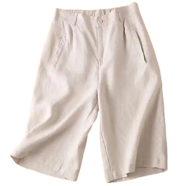 Dames Linnen-Katoenen Zomershorts - Elvira