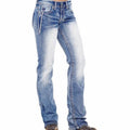 Dames Bootcut Jeans met Vlag Details – Madison