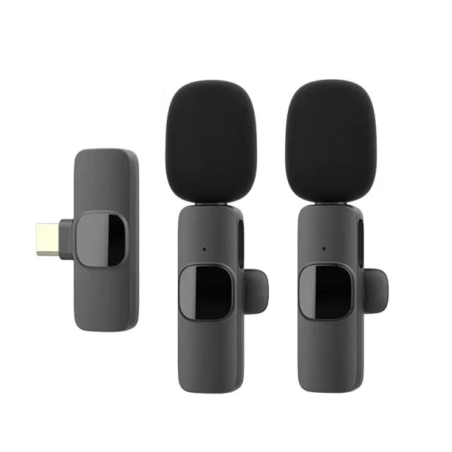 Draadloze Clip-On Lavalier Microfoon