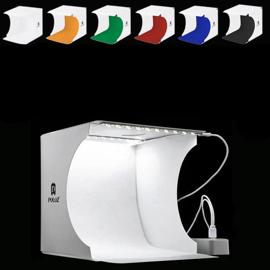 Draagbare Fotostudio met LED-Verlichting – LumiCube