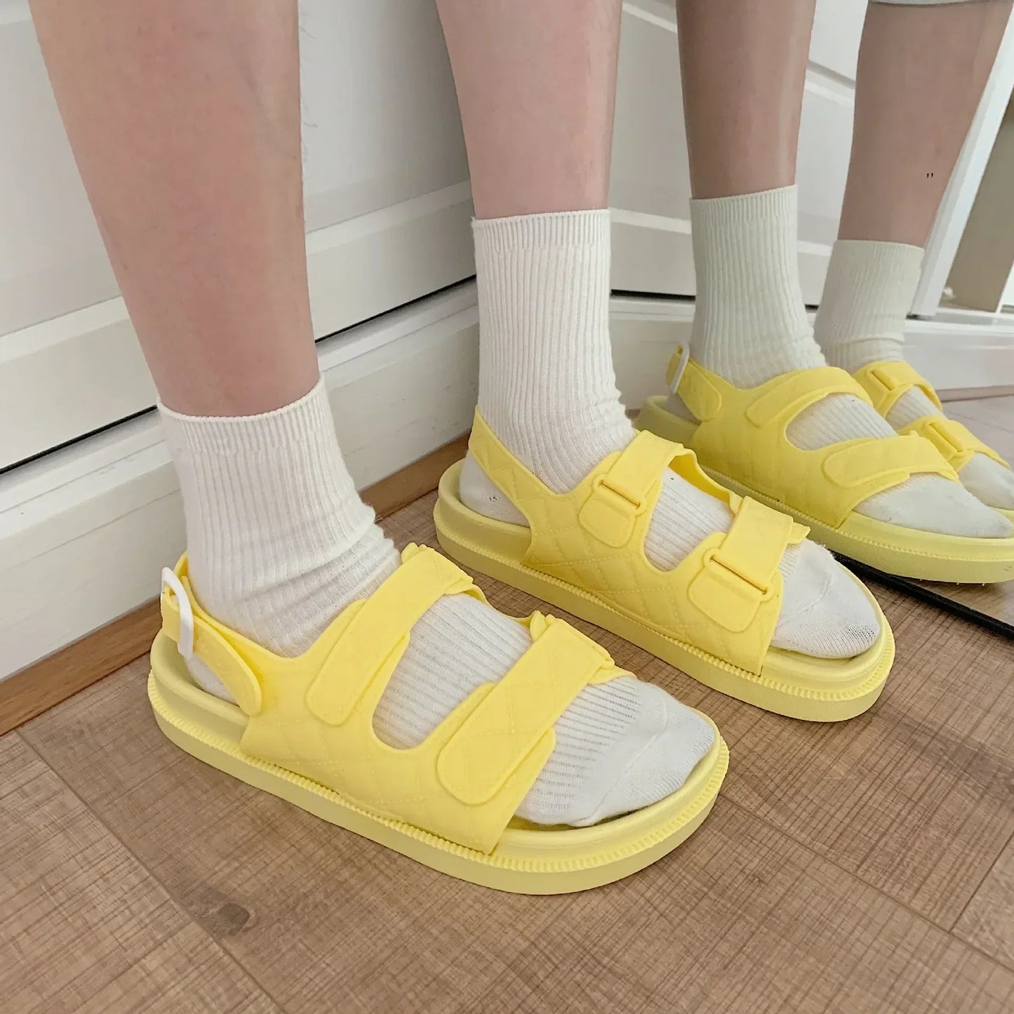Trendy Plateau Dames Sandalen in Koreaanse Stijl – Alina
