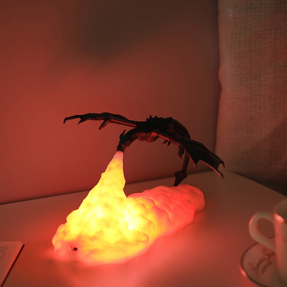 Draadloze Draak Lamp - PyroGlow
