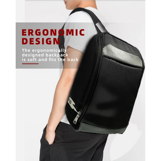 Slimme Vingerafdrukslot Zakelijke Reisrugzak – Anit-Diefstal USB Oplaadontwerp