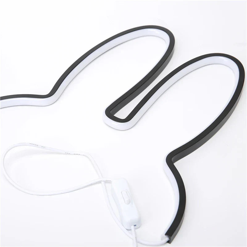 USB Oplaadbaar Konijn Nachtlampje met Sfeerverlichting - BunnyLight