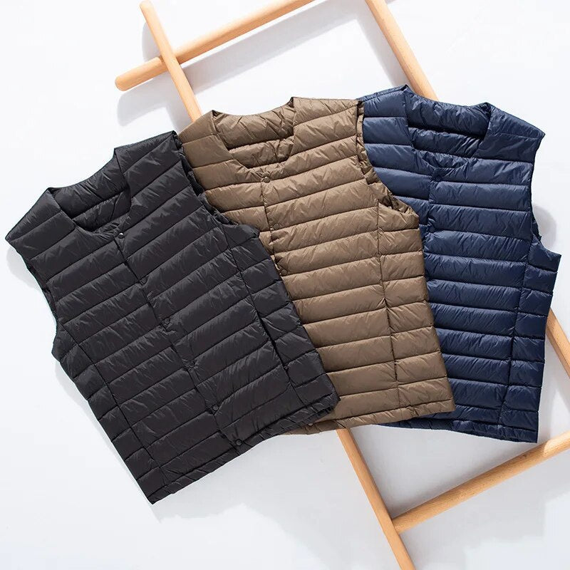 Ultralichte Heren Donsbodywarmer – Laurent