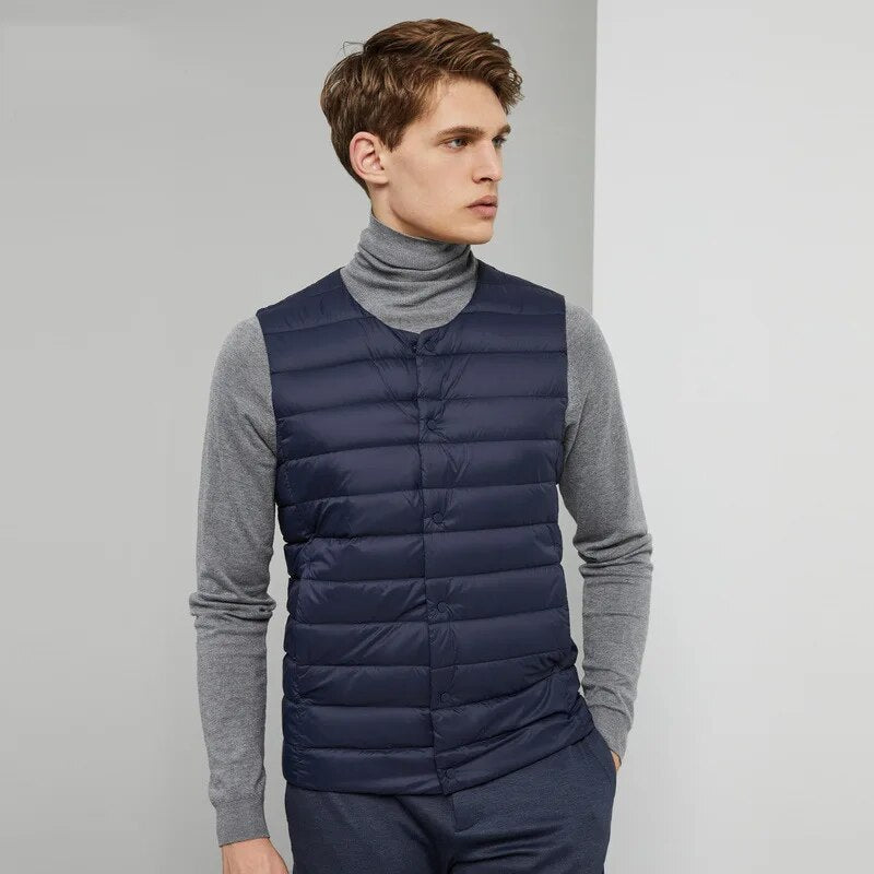 Ultralichte Heren Donsbodywarmer – Laurent