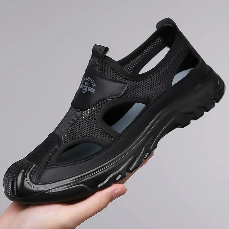 Ademende & Stijlvolle Mesh-Sandalen voor Heren – Leon