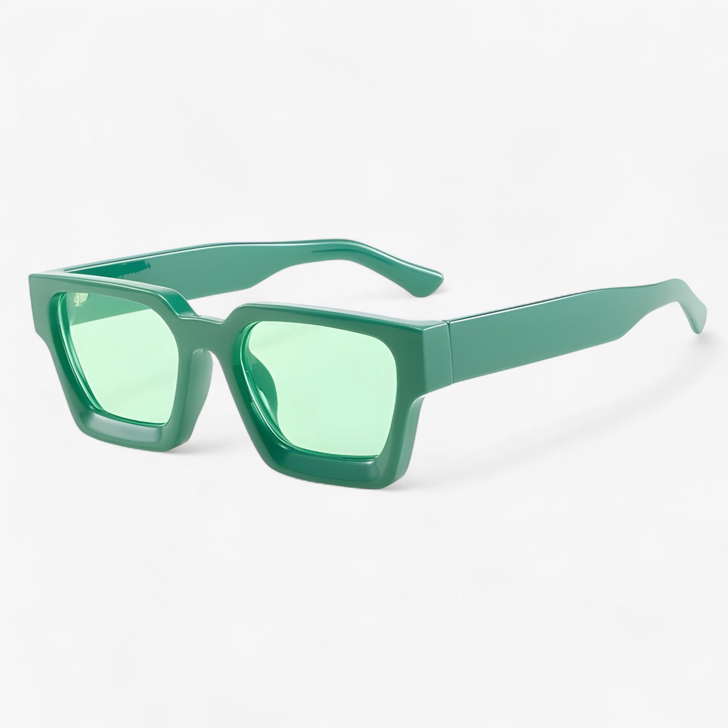 Retro Heren Vierkante Zonnebril - Calven