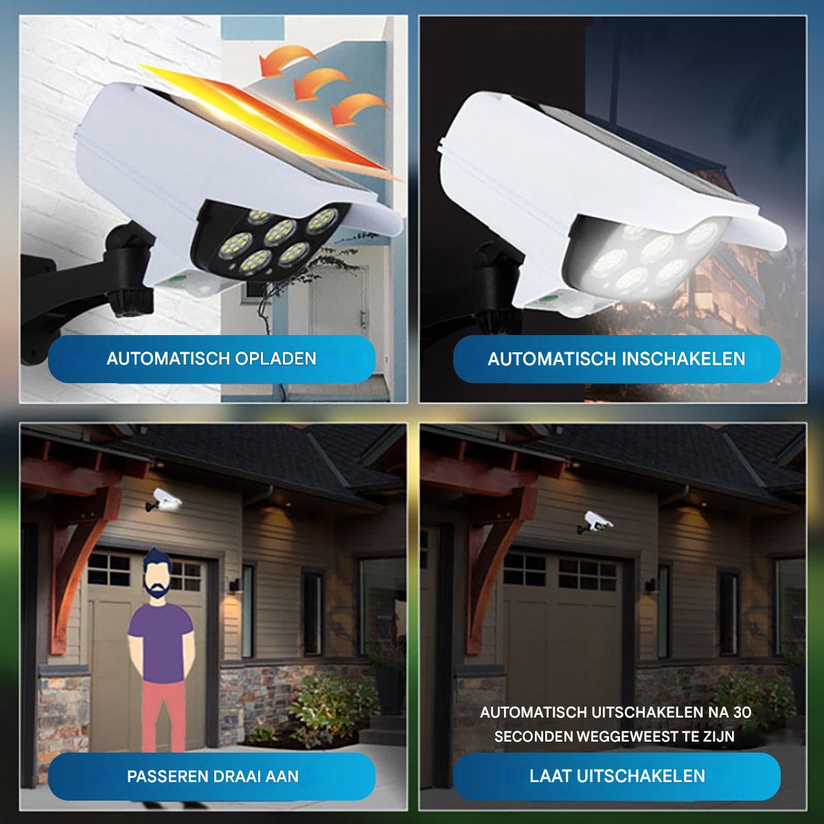 Zonne-energie Dummy Beveiligingscamera - SolarGuard