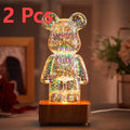 Magische 3D Vuurwerk Projectie Sfeerlamp - StarBear